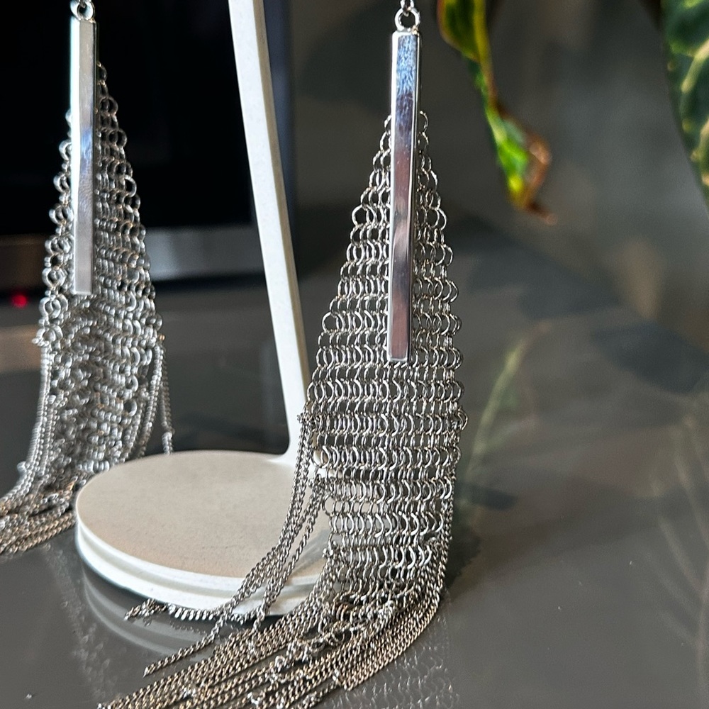 NEW Authentic 1)Roberto Cavalli Choker Mesh Necklaces.1)Roberto Cavalli Dangling - Picture 5 of 8